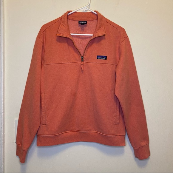 Patagonia Tops - PATAGONIA Ahnya Quarter Zip Pullover in Rock Melon Orange Sz Medium 42150